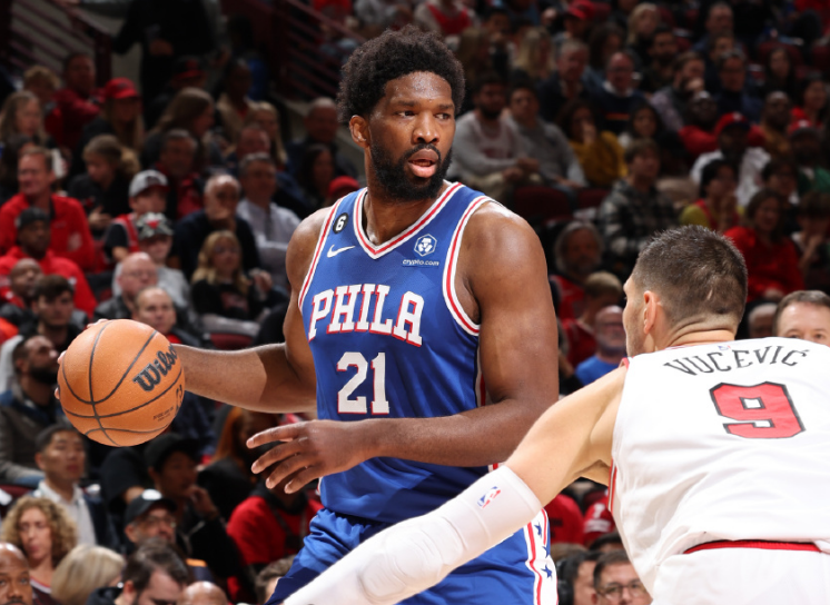  恩比德统治攻防两端，七六人轻取公牛巩固东部榜首